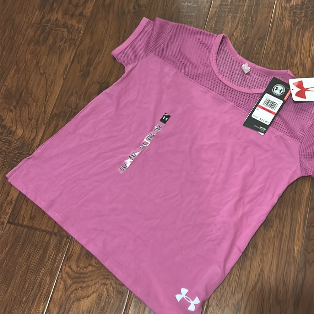 Under Armour Athletic Sports Top new NWT youth girls size xs Heat Gear